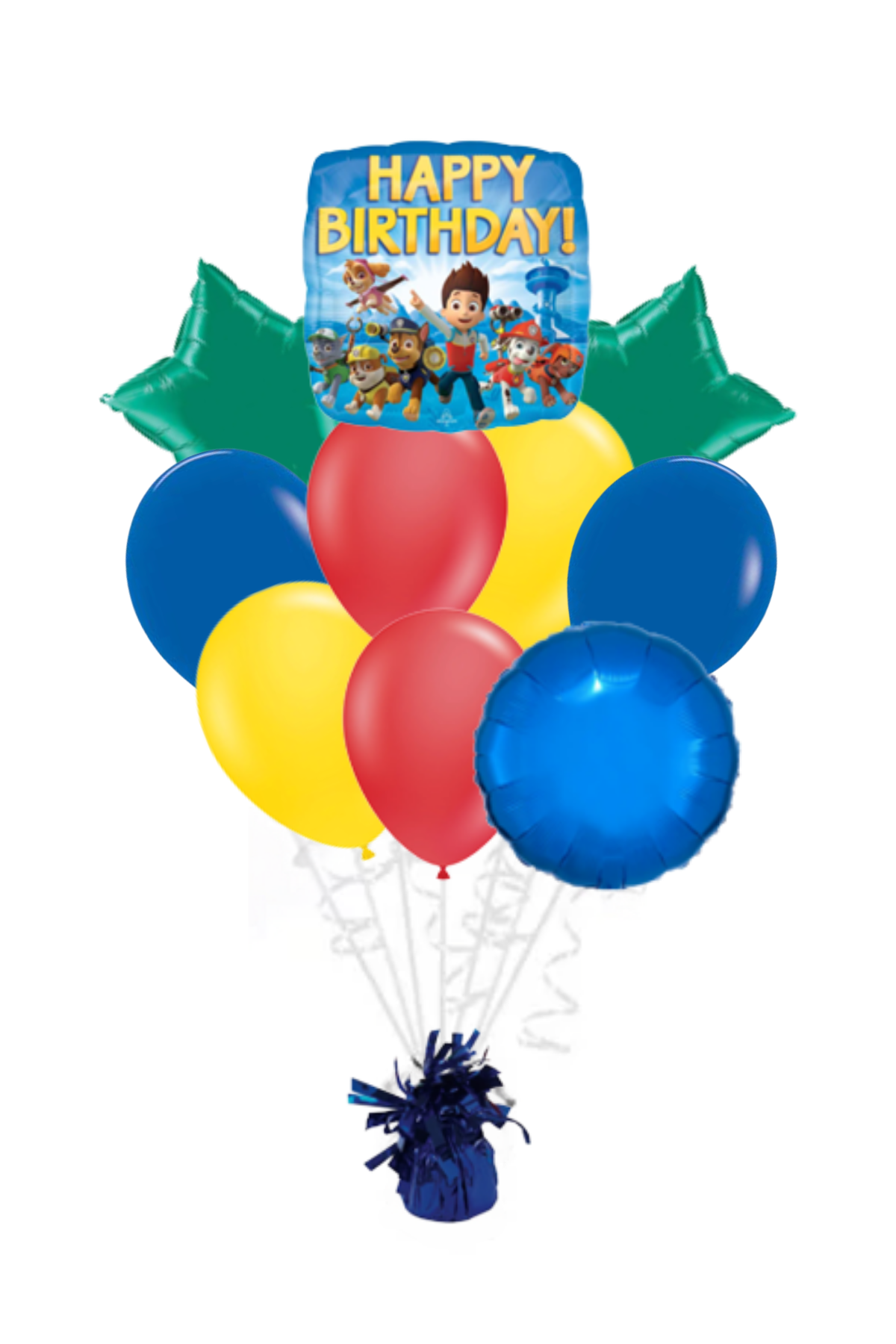 Paw Patrol Happy Birthday Balloon Bouquet