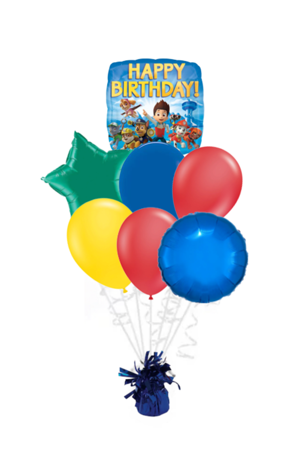 Paw Patrol Happy Birthday Balloon Bouquet