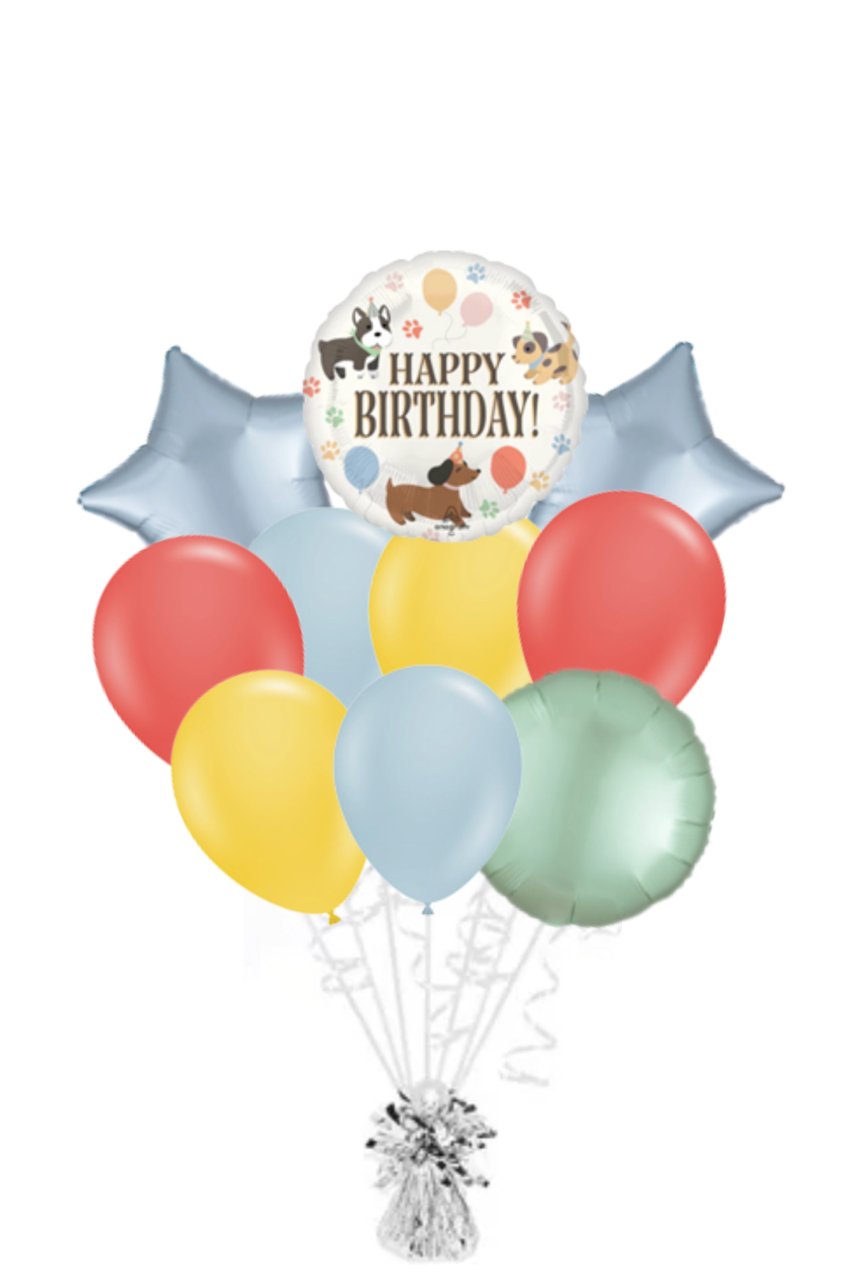 Pawsome Happy Birthday Balloon Bouquet