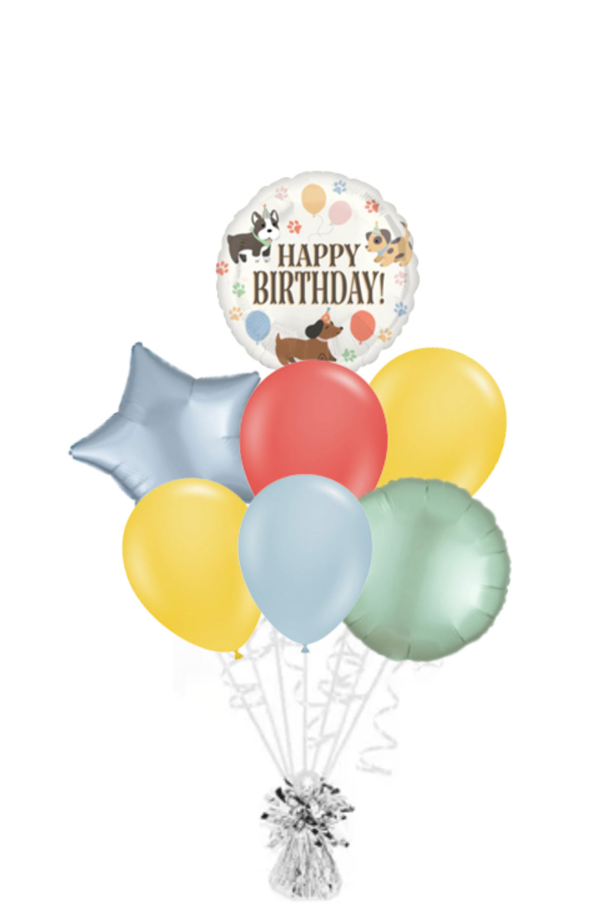 Pawsome Happy Birthday Balloon Bouquet