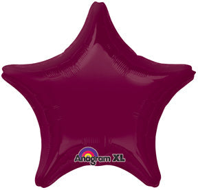 Berry Star Foil Balloon