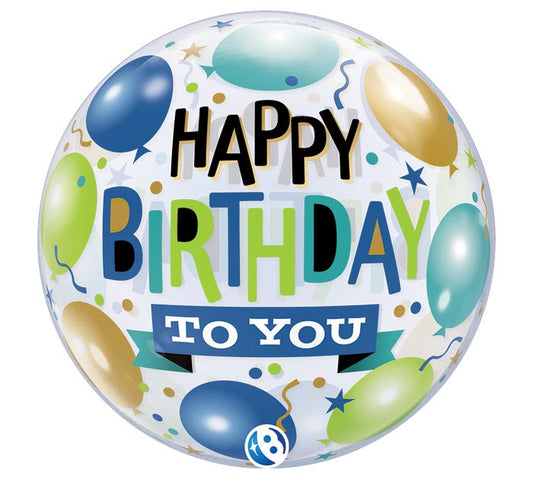 Happy Birthday To You Bubble Balloon