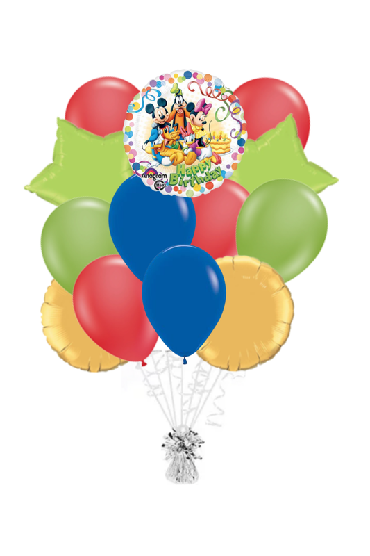 Mickey Mouse & Friends Happy Birthday Balloon Bouquet