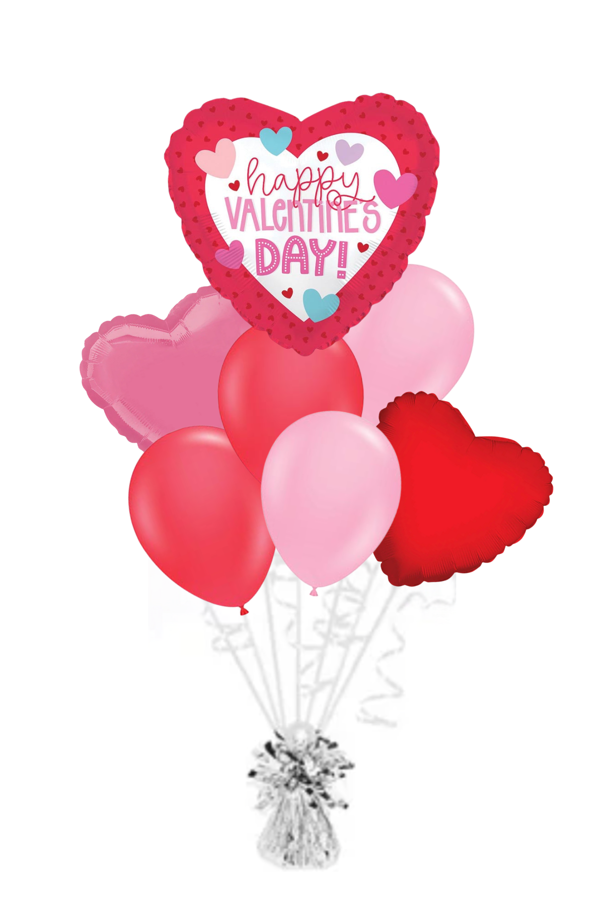 Red Hearts - Valentine's Day Balloon Bouquet