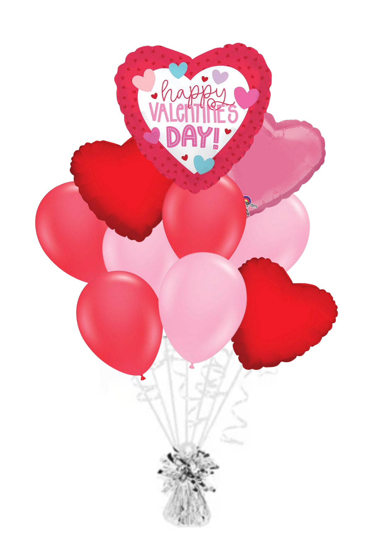 Red Hearts - Valentine's Day Balloon Bouquet