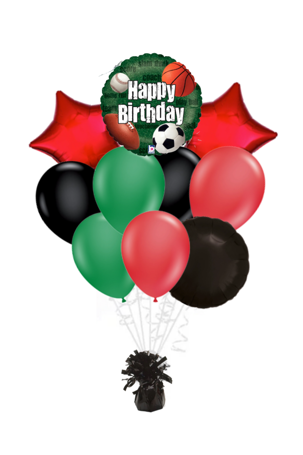 Sports Happy Birthday Balloon Bouquet