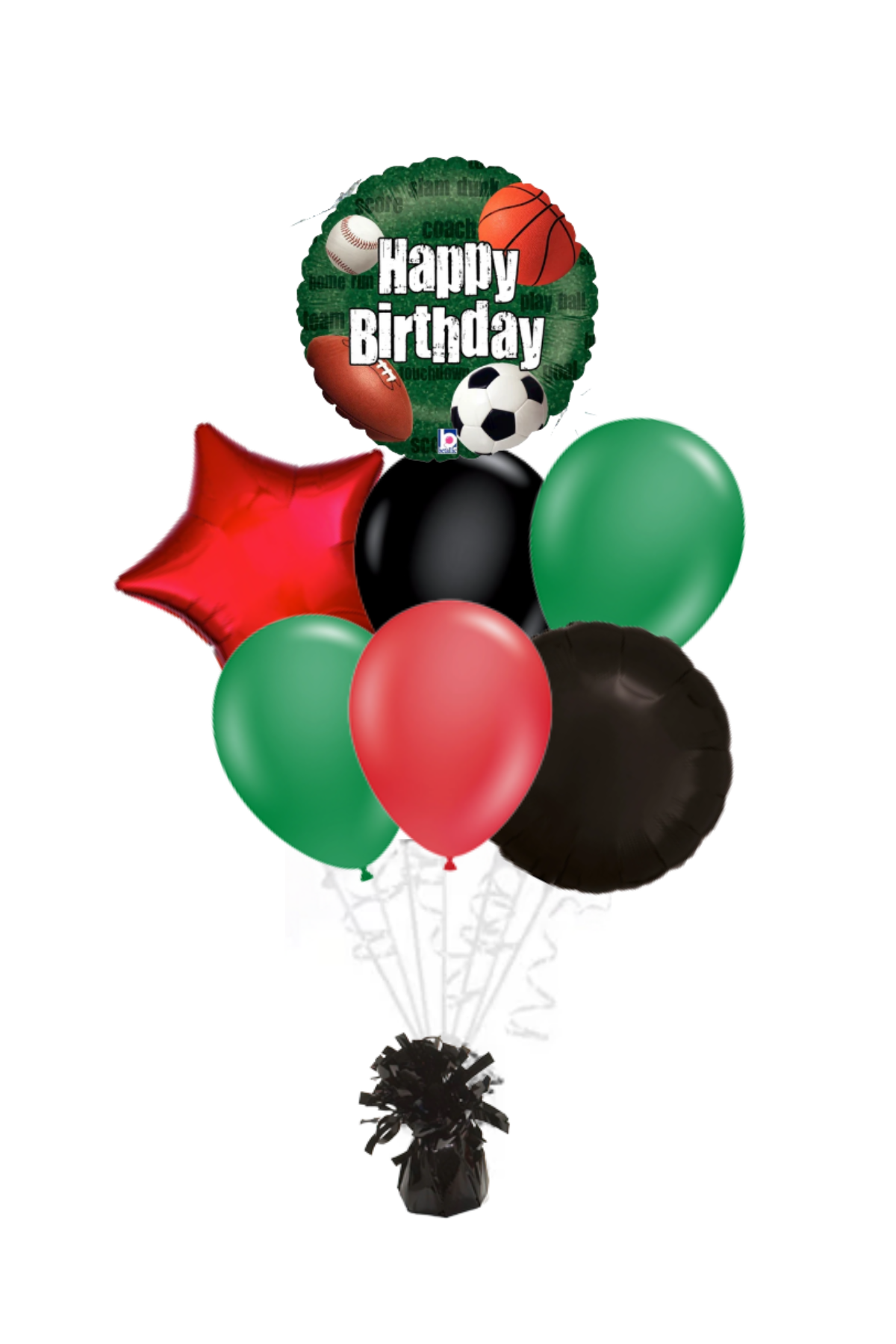 Sports Happy Birthday Balloon Bouquet