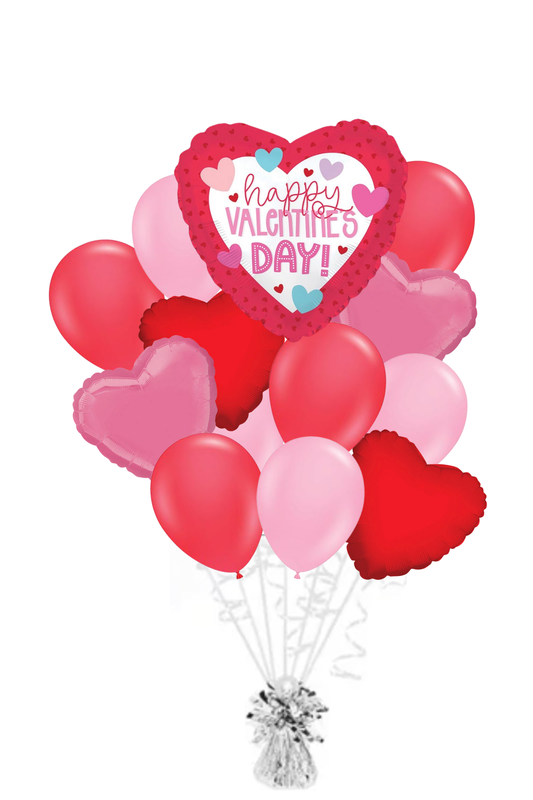 Red Hearts - Valentine's Day Balloon Bouquet