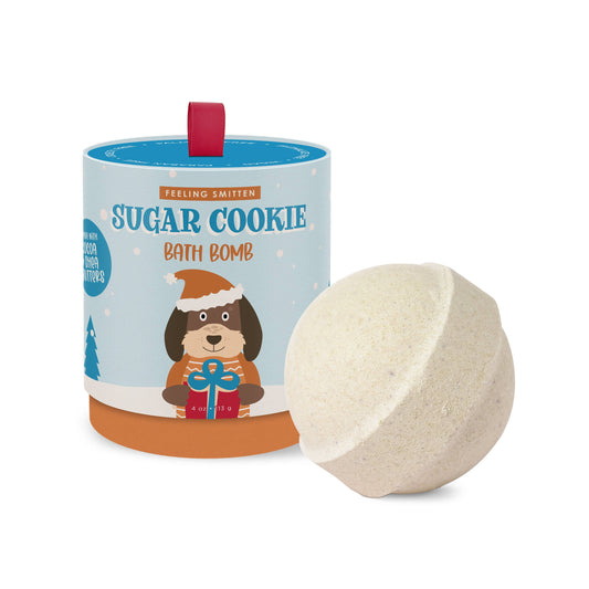 Gift-Ready Sugar Cookie Bath Bomb - Ideal Stocking Stuffer