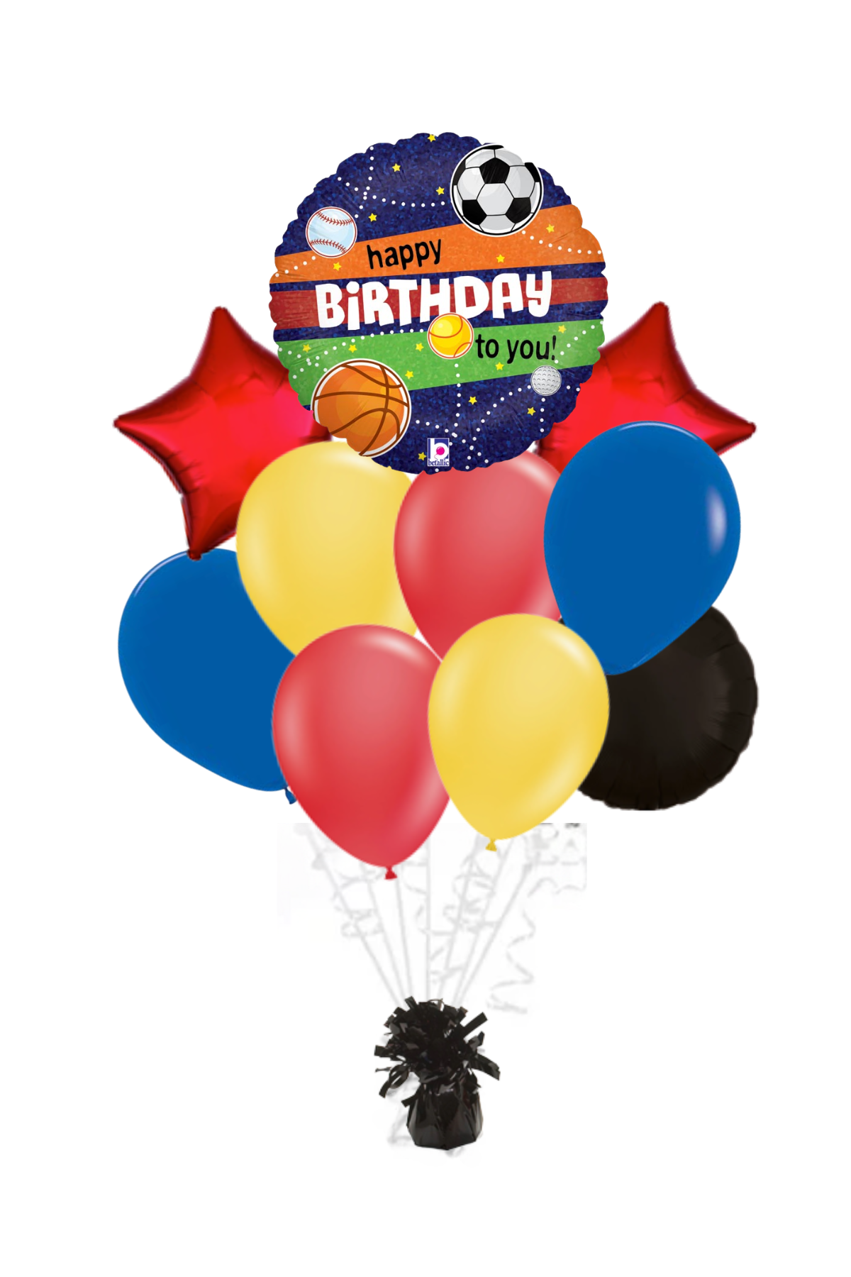 Sports Happy Birthday Balloon Bouquet