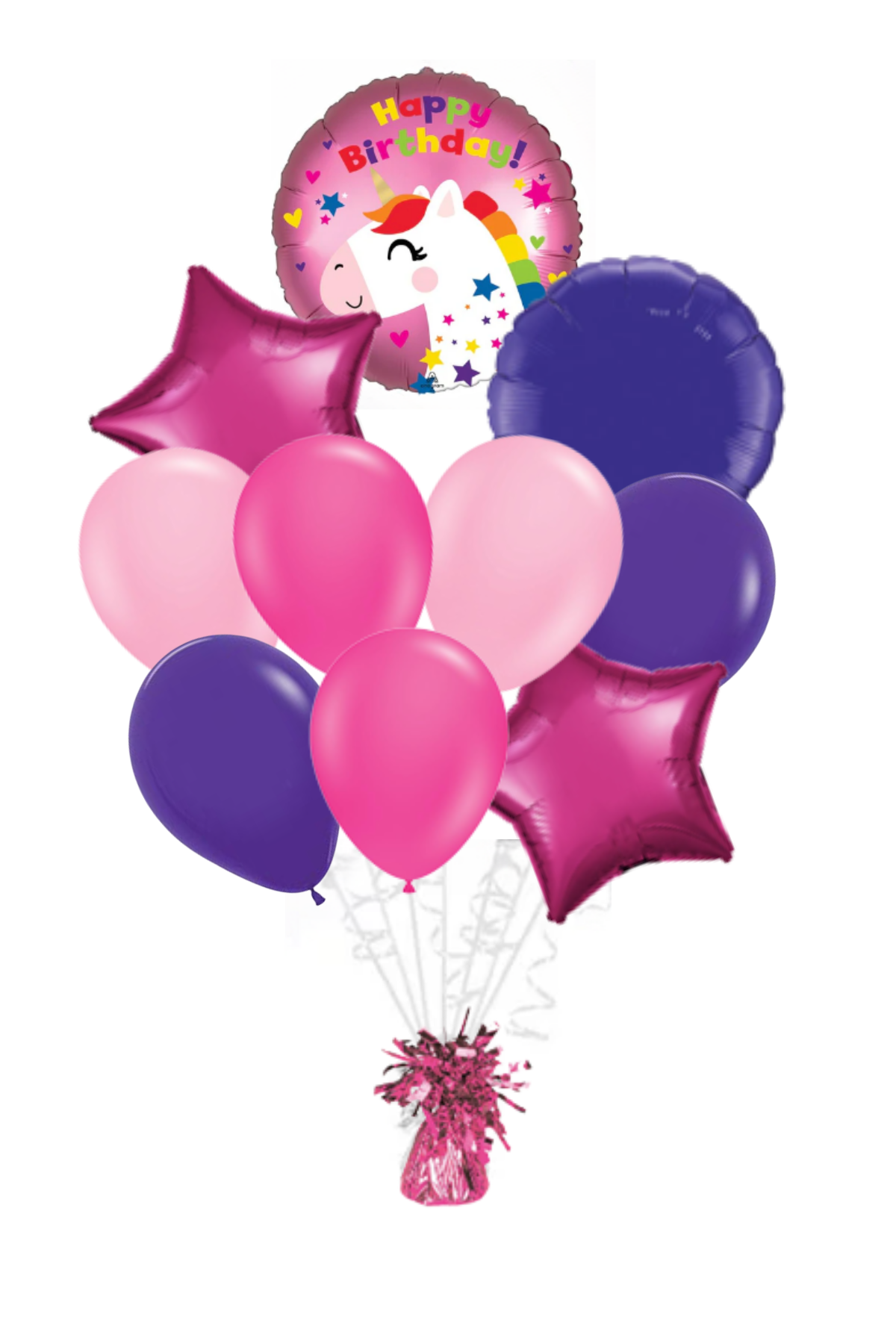 Unicorn Happy Birthday Balloon Bouquet