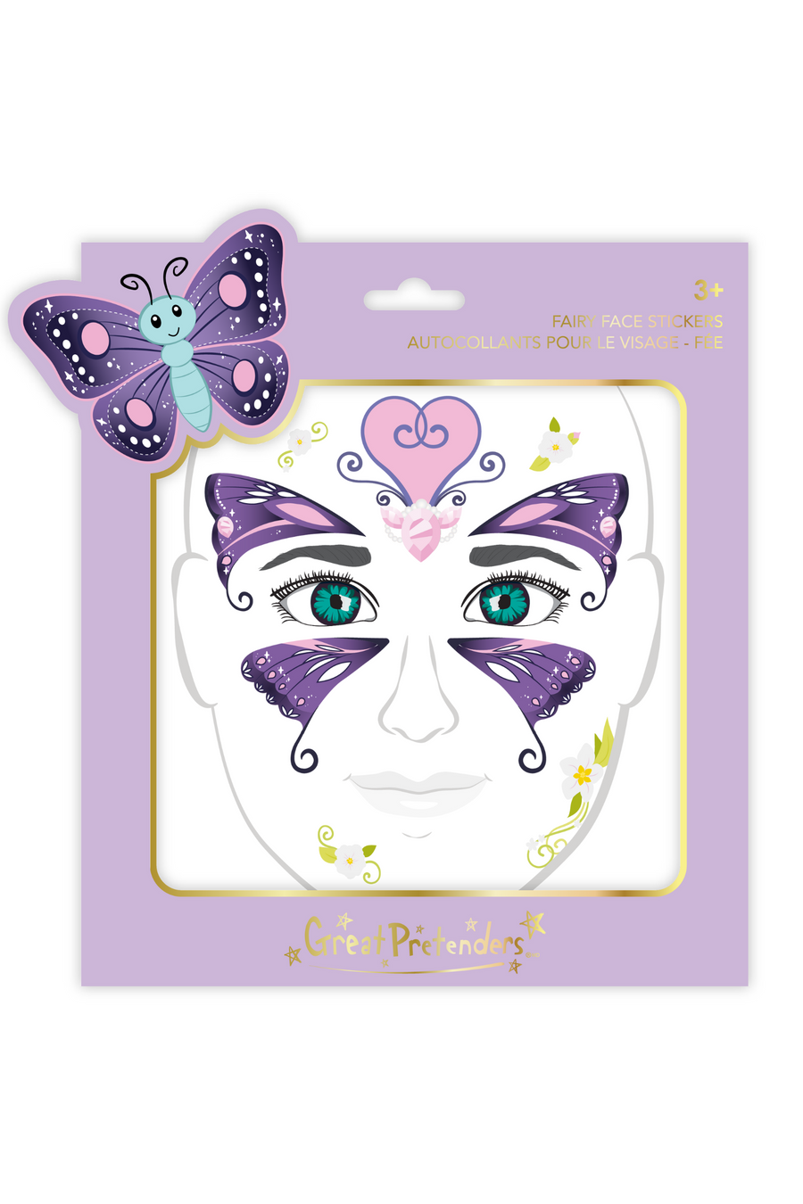 Butterfly Face Stickers