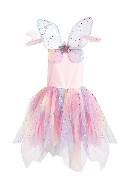 Rainbow Fairy Dress & Wings OODAZU Boutique Rainbow Fairy Dress & Wings OODAZU Boutique
