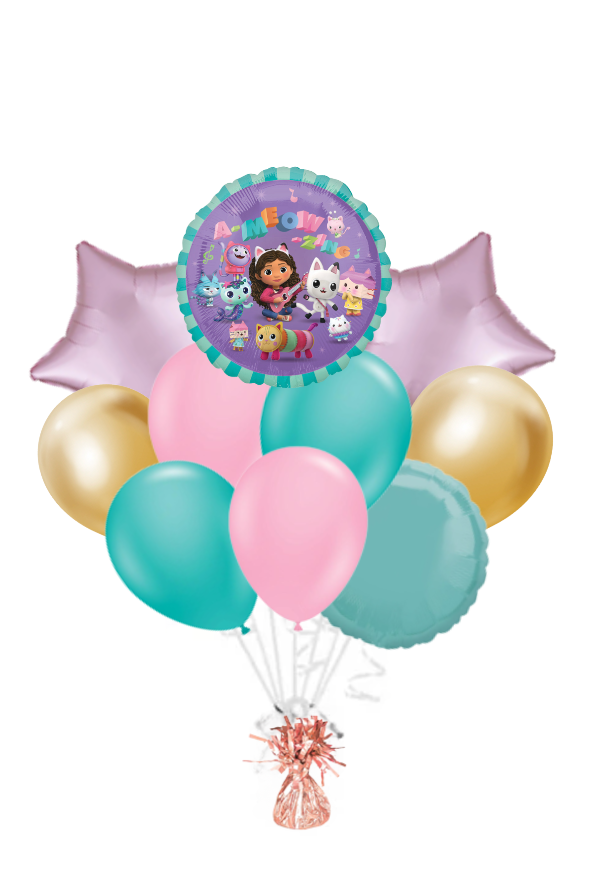 Gabby's Dollhouse Balloon Bouquet