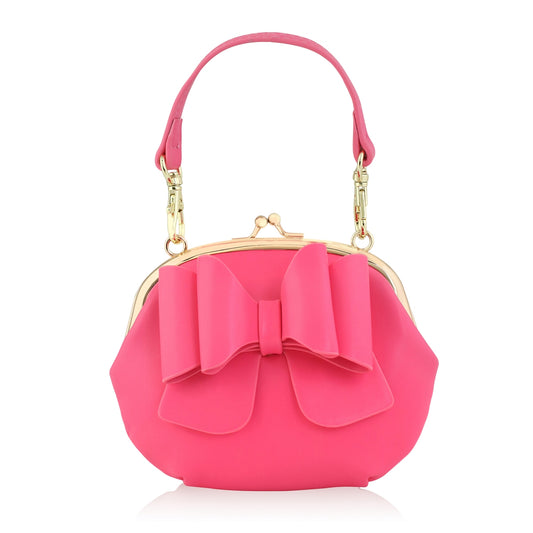 Hadley Petite: Hot Pink Purse