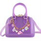 Cate Purple Sparkle Purse - Let's Go Girls