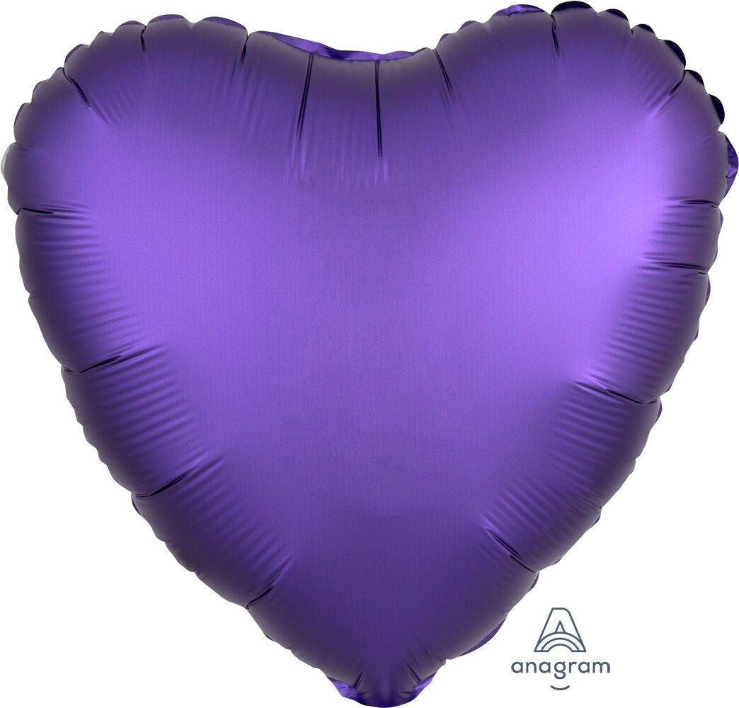 Satin Luxe Purple Royale Standard Foil Balloon