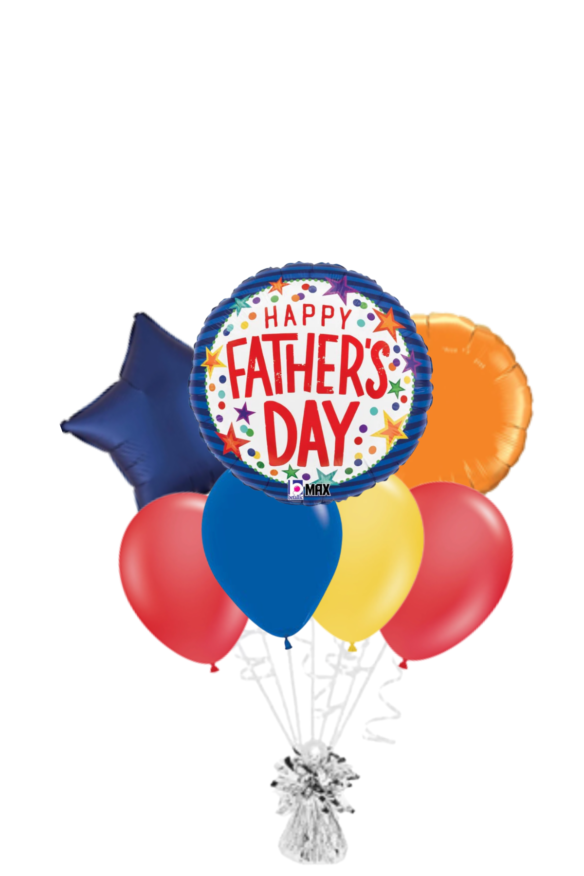Happy Father's Day Stars Balloon Bouquet
