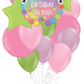 Jumbo Friendship Bracelet Happy Birthday Balloon Bouquet