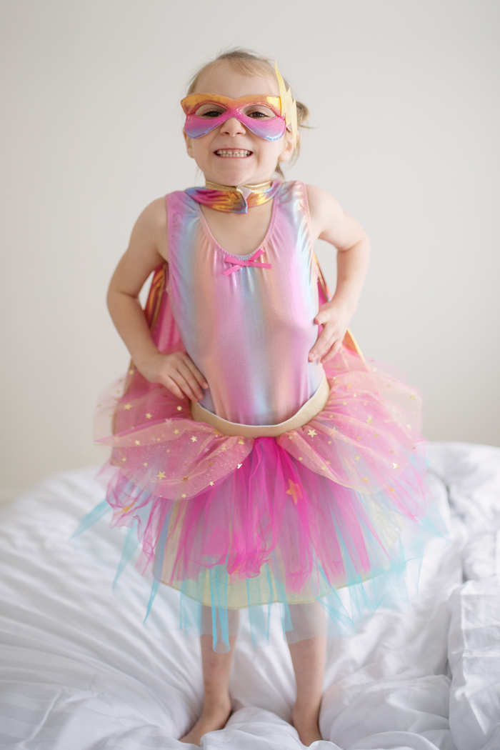 Super-duper Tutu/Cape/Mask, Pink & Gold