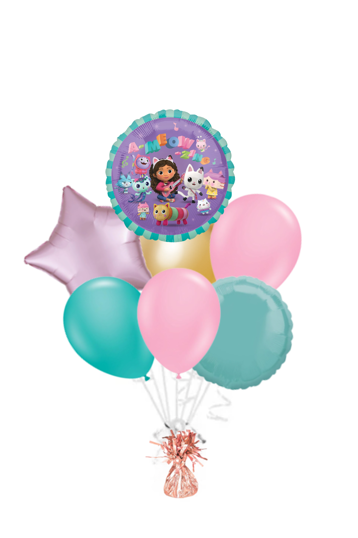 Gabby's Dollhouse Balloon Bouquet