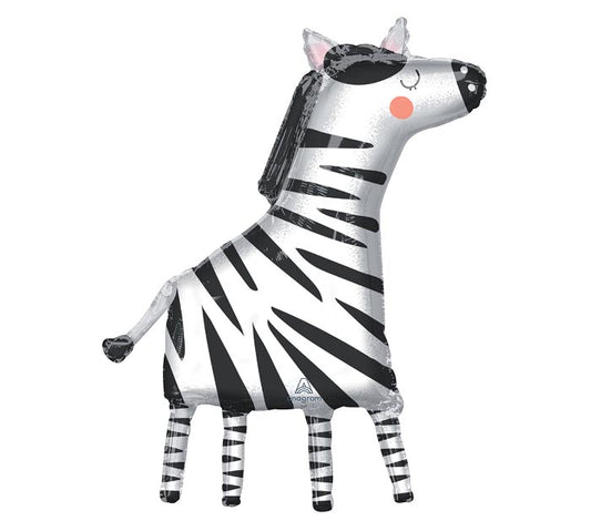 Get Wild Zebra Balloon