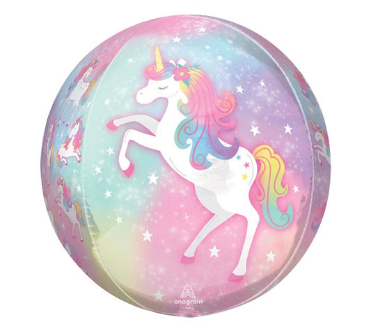 Enchanted Unicorn Orbz Balloon