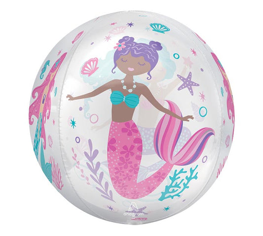 Shimmering Mermaid Orbz Balloon