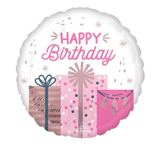 Pastel Birthday Gifts Balloon