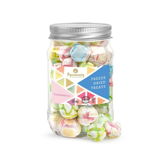 CandieMallows - Freeze-Dried Mini Marshmallow Candy Gift Jar