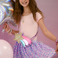 Purple Party Sequins Skirt