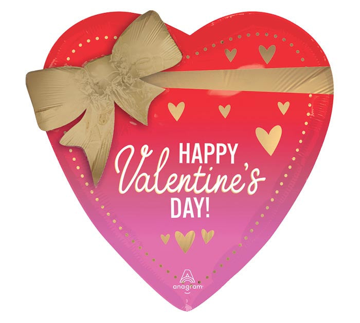 Better With Bows Heart Balloon