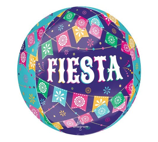 Fiesta Time Orbz Balloon