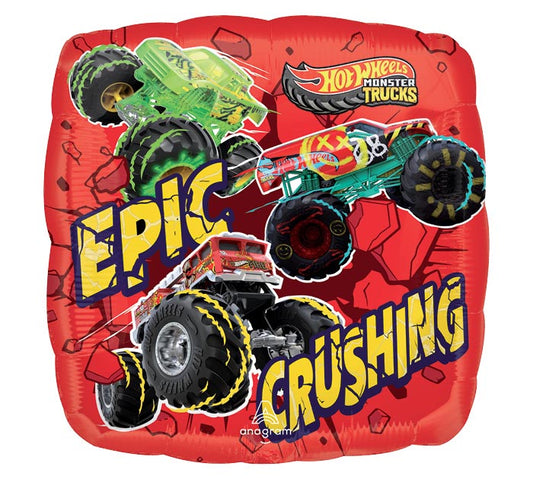 Hot Wheels Monster Trucks Foil Balloon