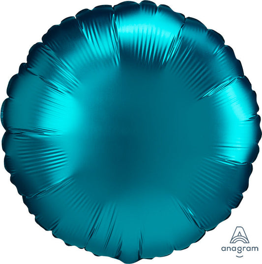 Satin Luxe Aqua Standard Foil Balloon