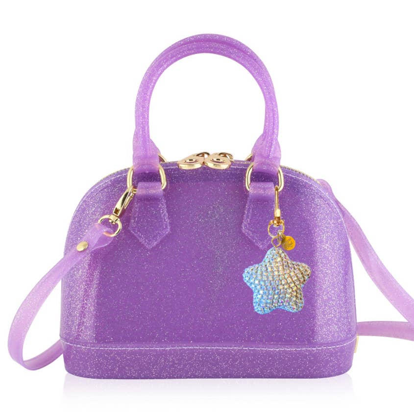 Cate Purple Sparkle: Charming Addition - She's a Star