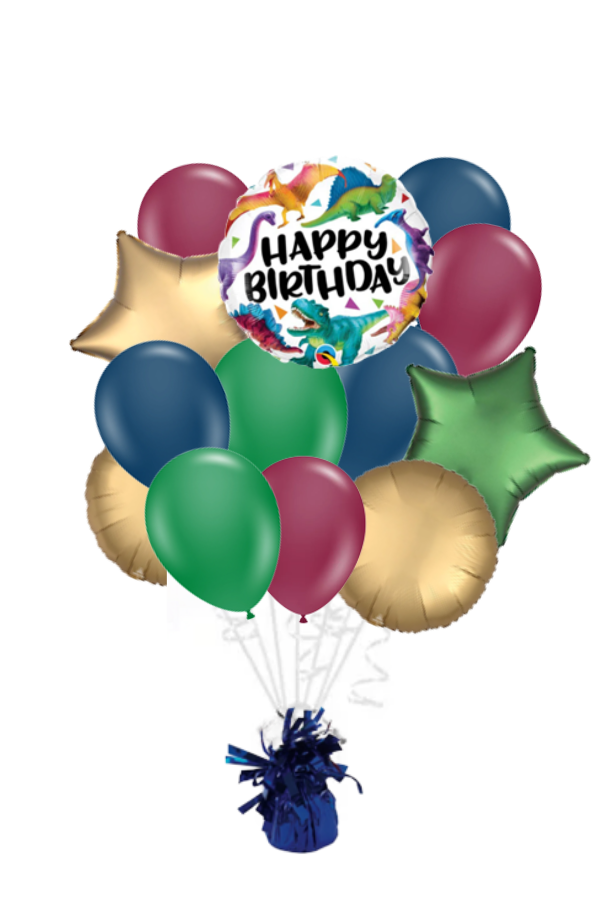 Dinosaur Happy Birthday Balloon Bouquet