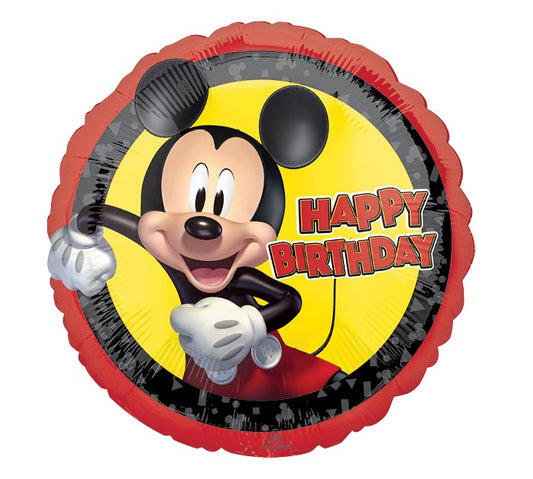 Mickey Mouse Happy Birthday Foil Balloon