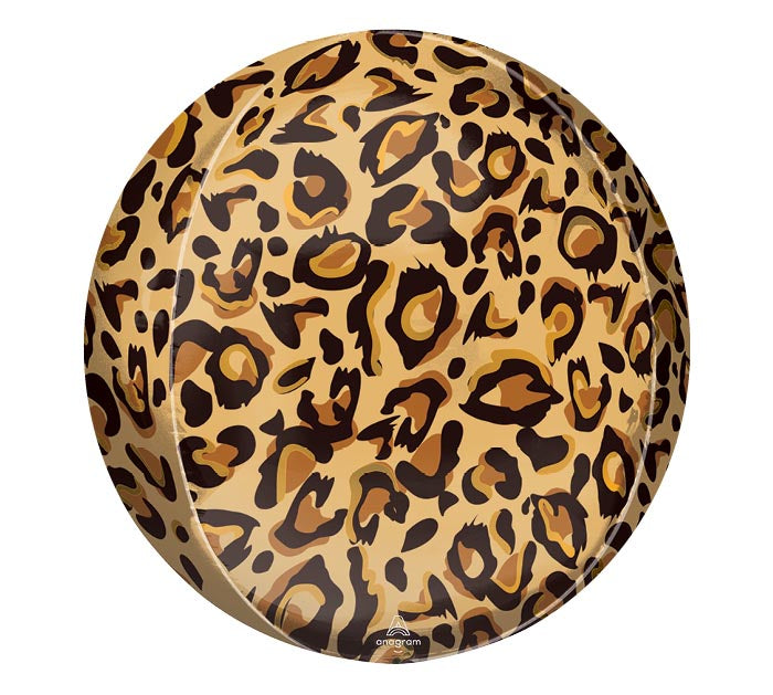 Leopard Animalz Orbz Balloon