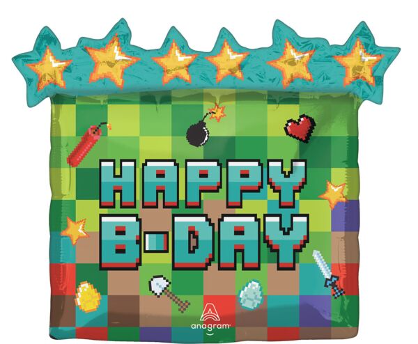 Jumbo Pixel Party Balloon