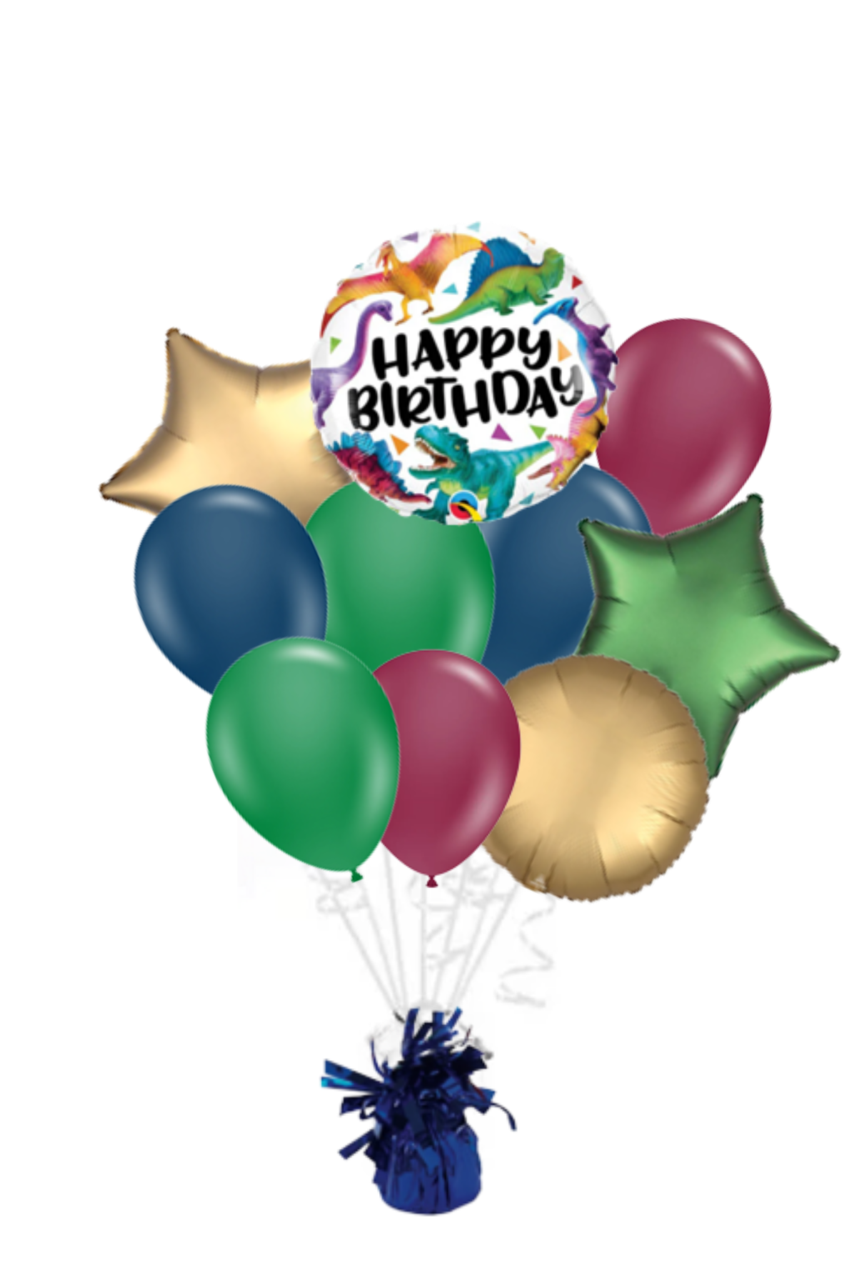 Dinosaur Happy Birthday Balloon Bouquet