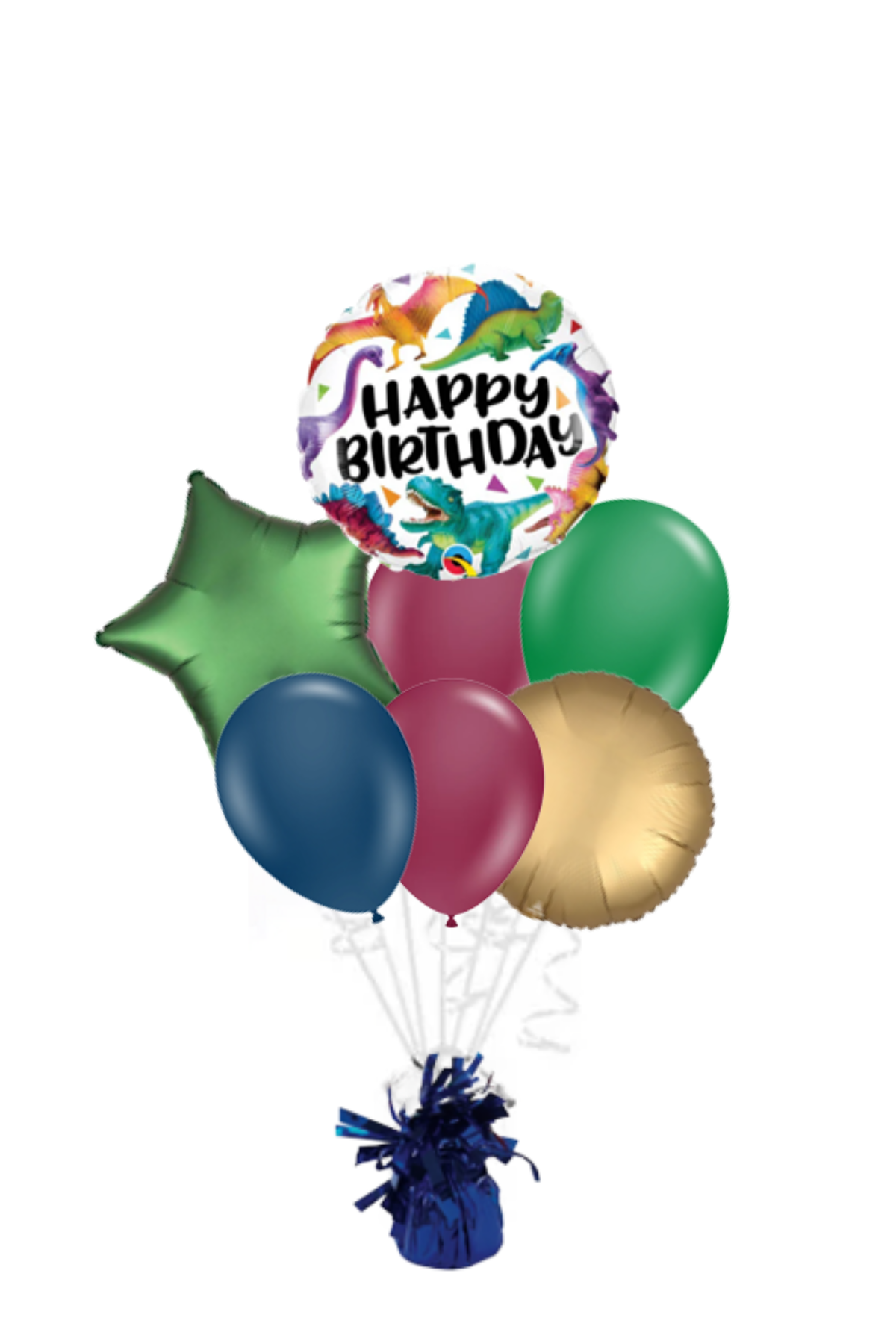 Dinosaur Happy Birthday Balloon Bouquet