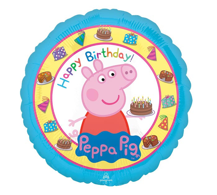 Happy Birthday Peppa Pig Balloon