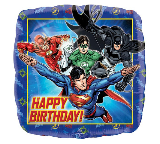 Happy Birthday Justice League Balloon