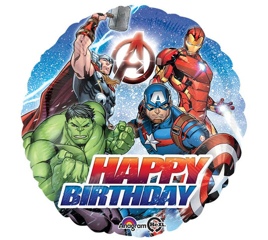 Avengers Happy Birthday Foil Balloon