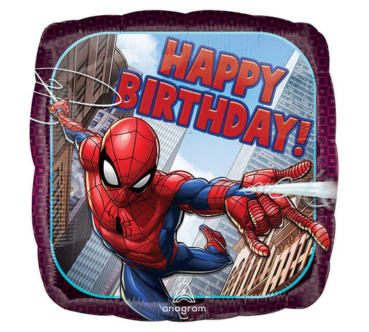 Spiderman Happy Birthday Foil Balloon