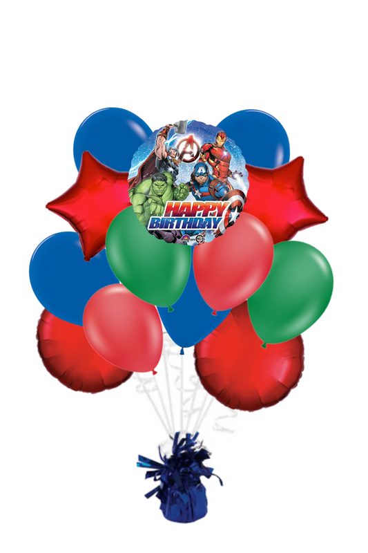 Avengers Happy Birthday Balloon Bouquet