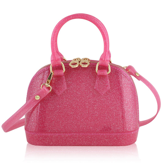 Cate Hot Pink Sparkle Purse
