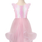 Pink Sequins Twirl Dress