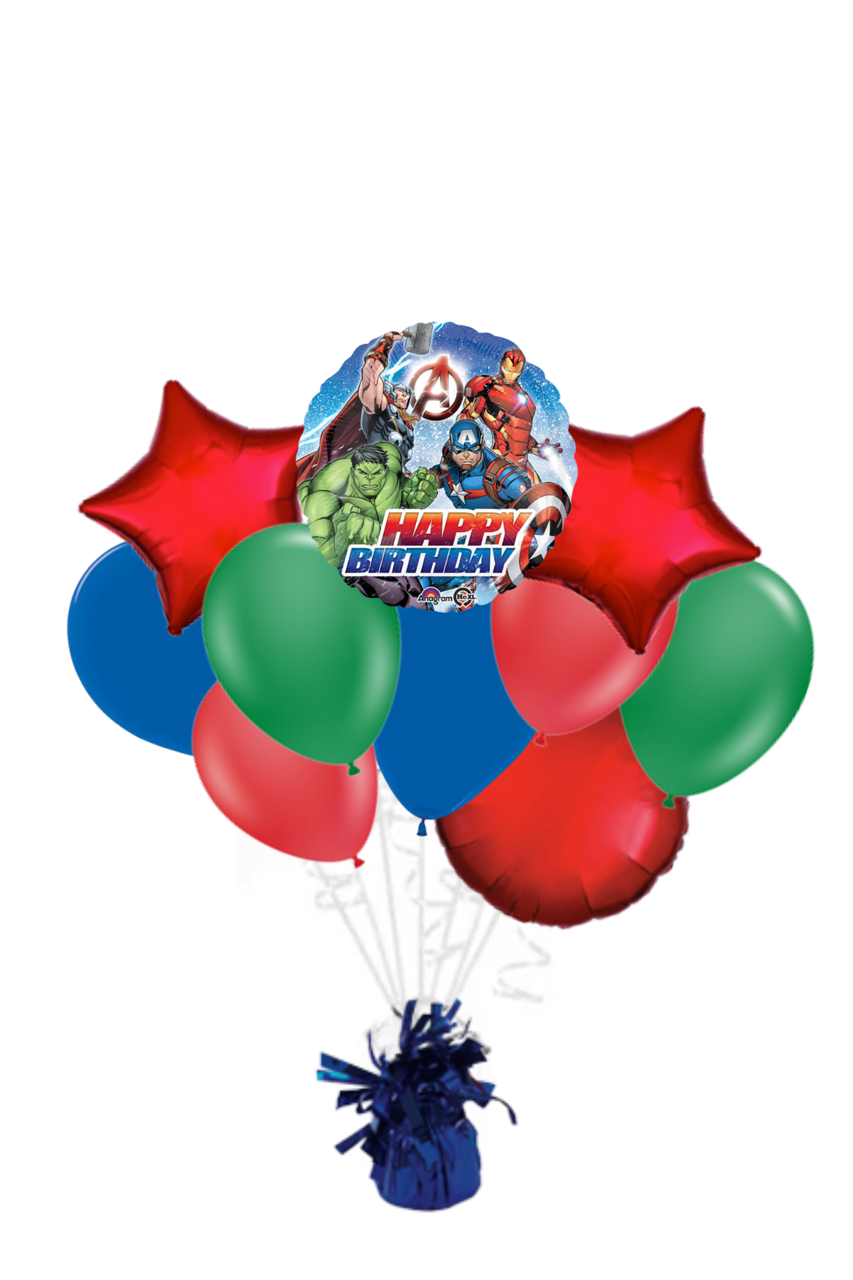 Avengers Happy Birthday Balloon Bouquet